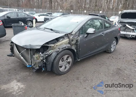 2013 Honda Civic Lx z USA, uszkodzony, nr VIN 2HGFG3B53DH510944